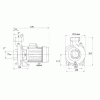 Dimensiuni pompa centrifuga SD200/2T